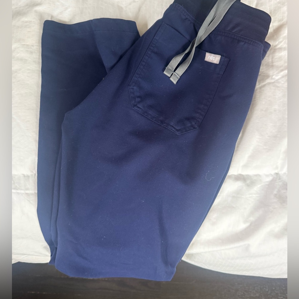 Figs navy blue scrub pants